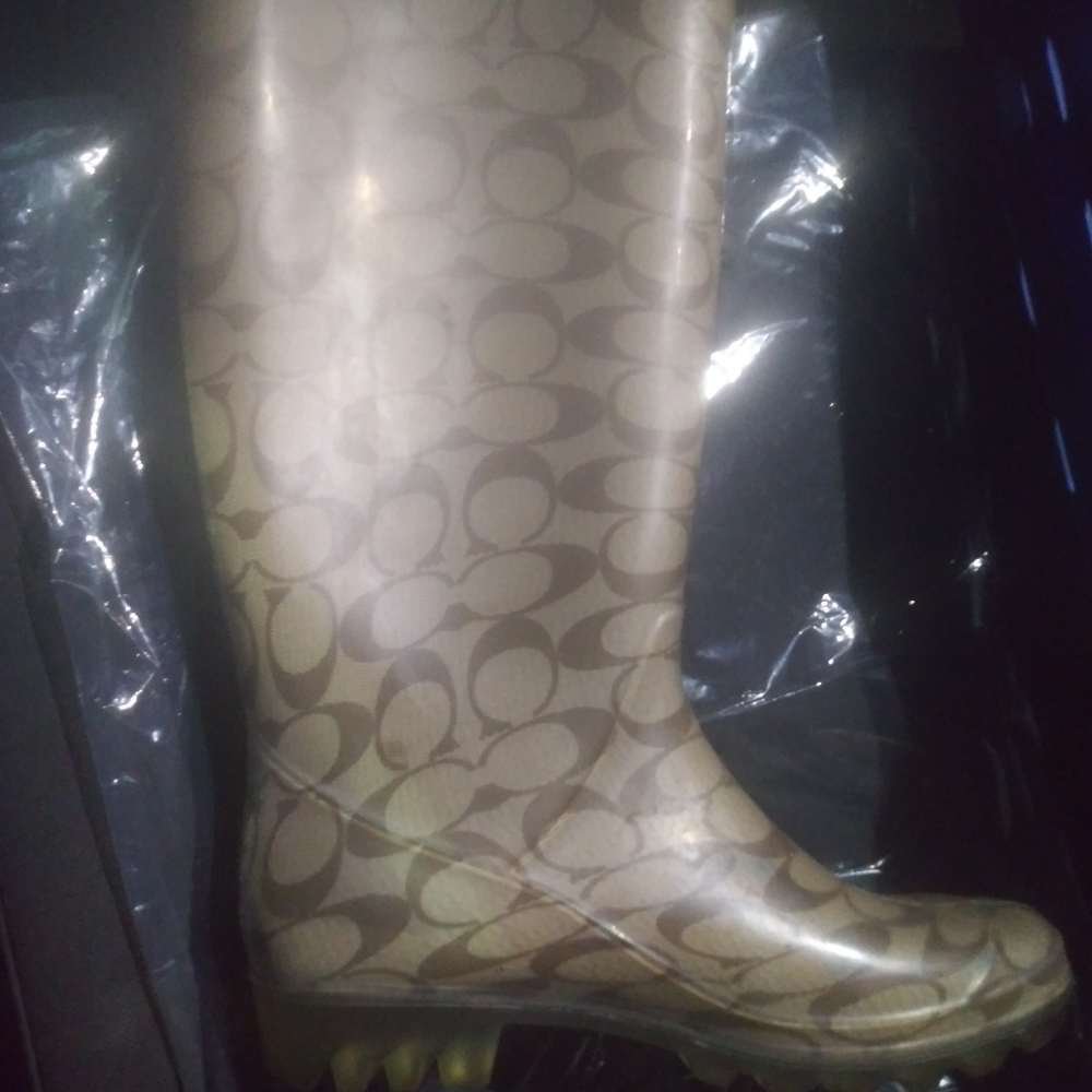 Coach rain boots